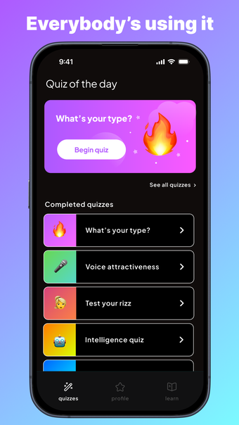 QuizMax - Learn about yourself