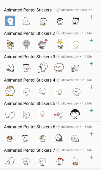 Pentol Animated Stickers WAStickerApps
