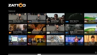 Zattoo Live TV für Windows 10