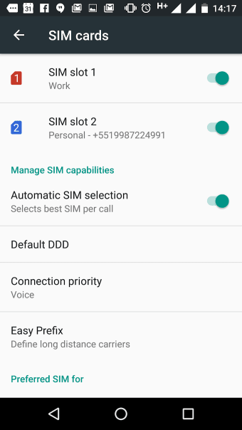 Motorola Easy Prefix