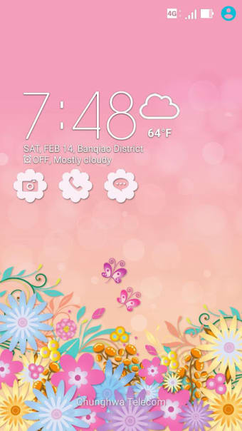 Lovely Pink ASUS ZenUI Theme
