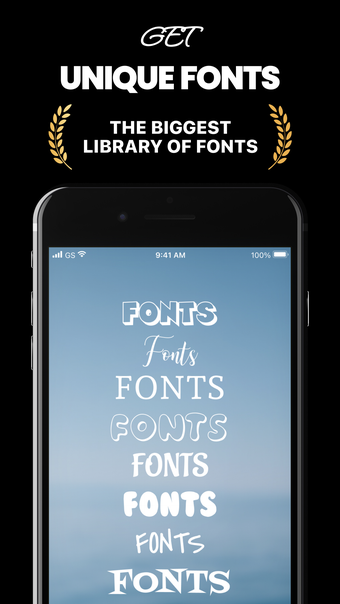 Fonts Up: Keyboard for iPhone