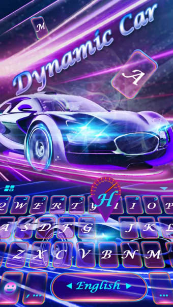 Faster Car Keyboard Theme