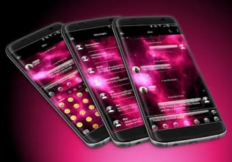 SMS Messages GlassNebula Theme