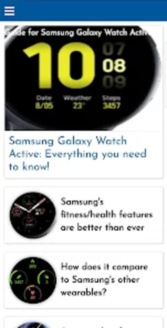 Guide For Galaxy Watch Active