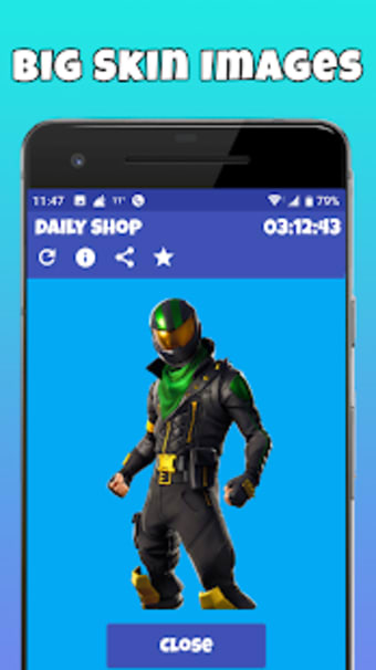 Daily item shop rotation for Battle Royale