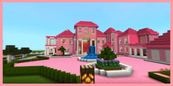 Map Pink Princess House Craft