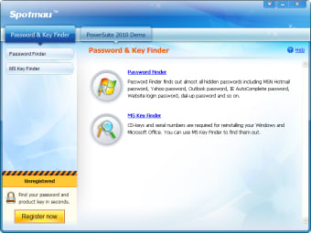 Password and Key Finder