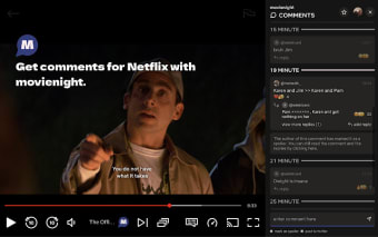 movienight - comments for netflix