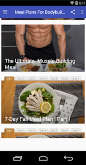 Meal Plans For Bodybuilders