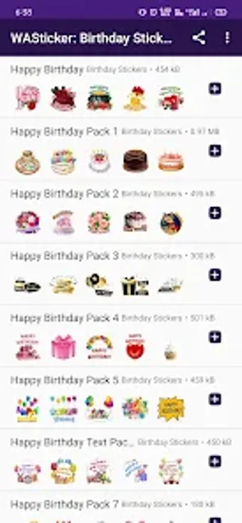 WASticker: Birthday Stickers