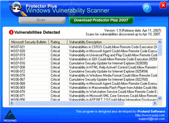 microsoft vulnerability scanner download