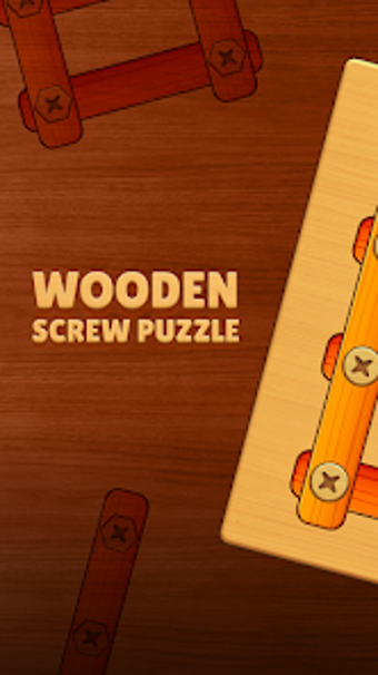 Wood Screw Puzzle: Bolt  Nut