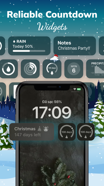 Christmas Lockscreen Widget 17