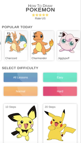 How to draw Poke characters