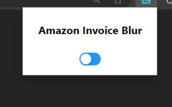 Amazon Invoice Blur