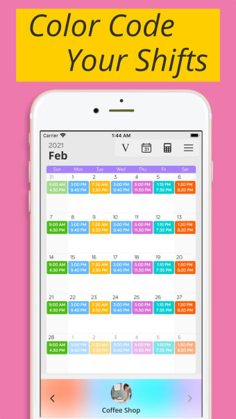 Shiftify - Shift Work Calendar