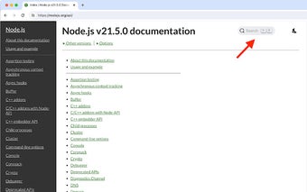 Node.js Document Search