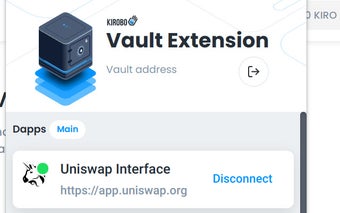 Vault Dapp Connect Extension