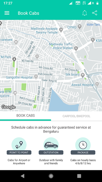 RideAlly - Cabs, Taxis, Carpool, Bikepool