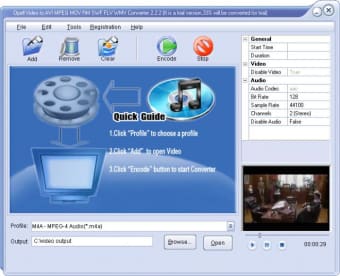 Opell Video to AVI MPEG MOV RM SWF FLV WMV Converter