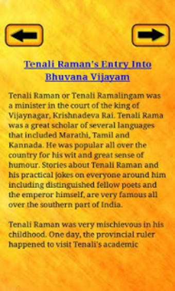 Tenali Raman Stories