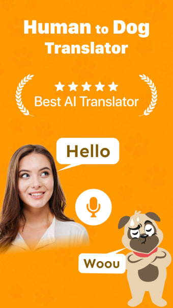 Human to dog translator app