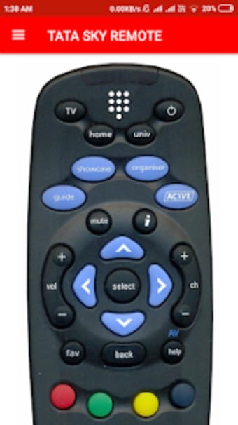 Tata Sky Remote Control