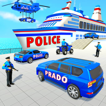 Police Prado Transport Truck