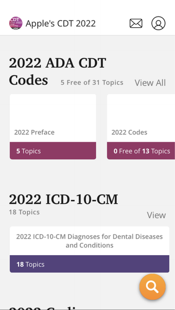 ADA CDT Coding 2022