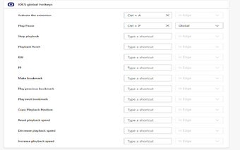 IDES global hotkeys