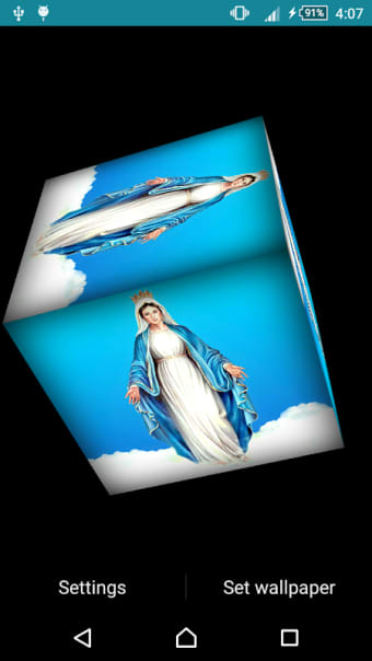 Virgin Mary Live Wallpaper
