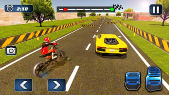 Sports Car vs Motor Bike Racing: Extreme Tracks 3D