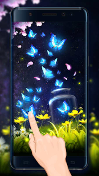 Shiny Butterfly Live Wallpaper