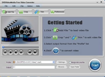 DVDVideoMedia Free Video Converter
