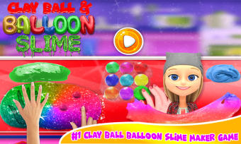 DIY Balloon Slime Smoothies & Clay Ball Slime Game