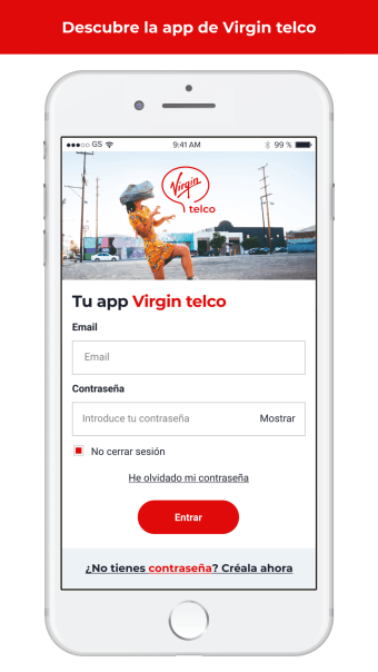 Mi Virgin telco: Área Clientes