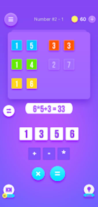 Math Games - Numbers Puzzle