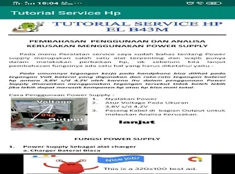 Belajar Service Hp Lengkap