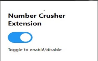 Number Crusher Extension