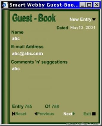 Smart GuestBook