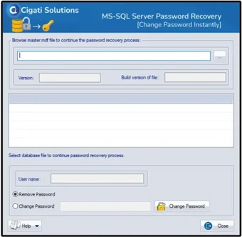 Cigati SQL Password Recovery