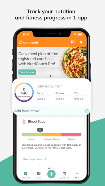 Nutrition Tracker: NutriCoach