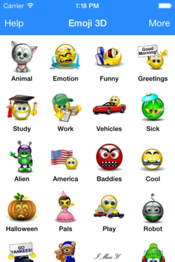 Animated Emoji 3D Sticker GIF