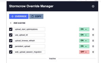 Stormcrow Override Manager (Beta)