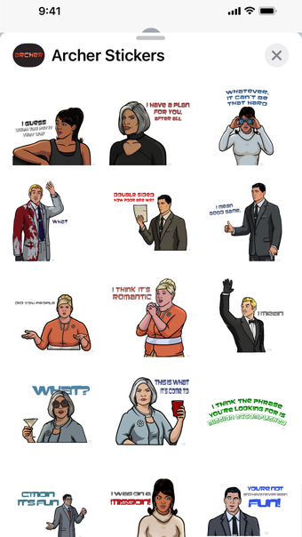 Archer Stickers