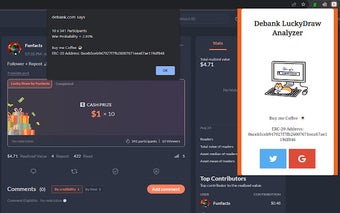 Debank LuckyDraw Analyzer