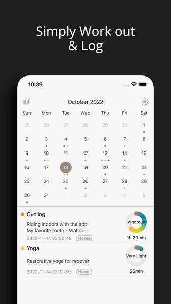 Simply Workout Tracker