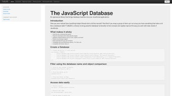 Imagen 0 para TaffyDB
