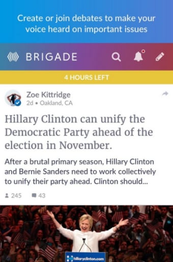 Brigade: The World’s First Voter Network